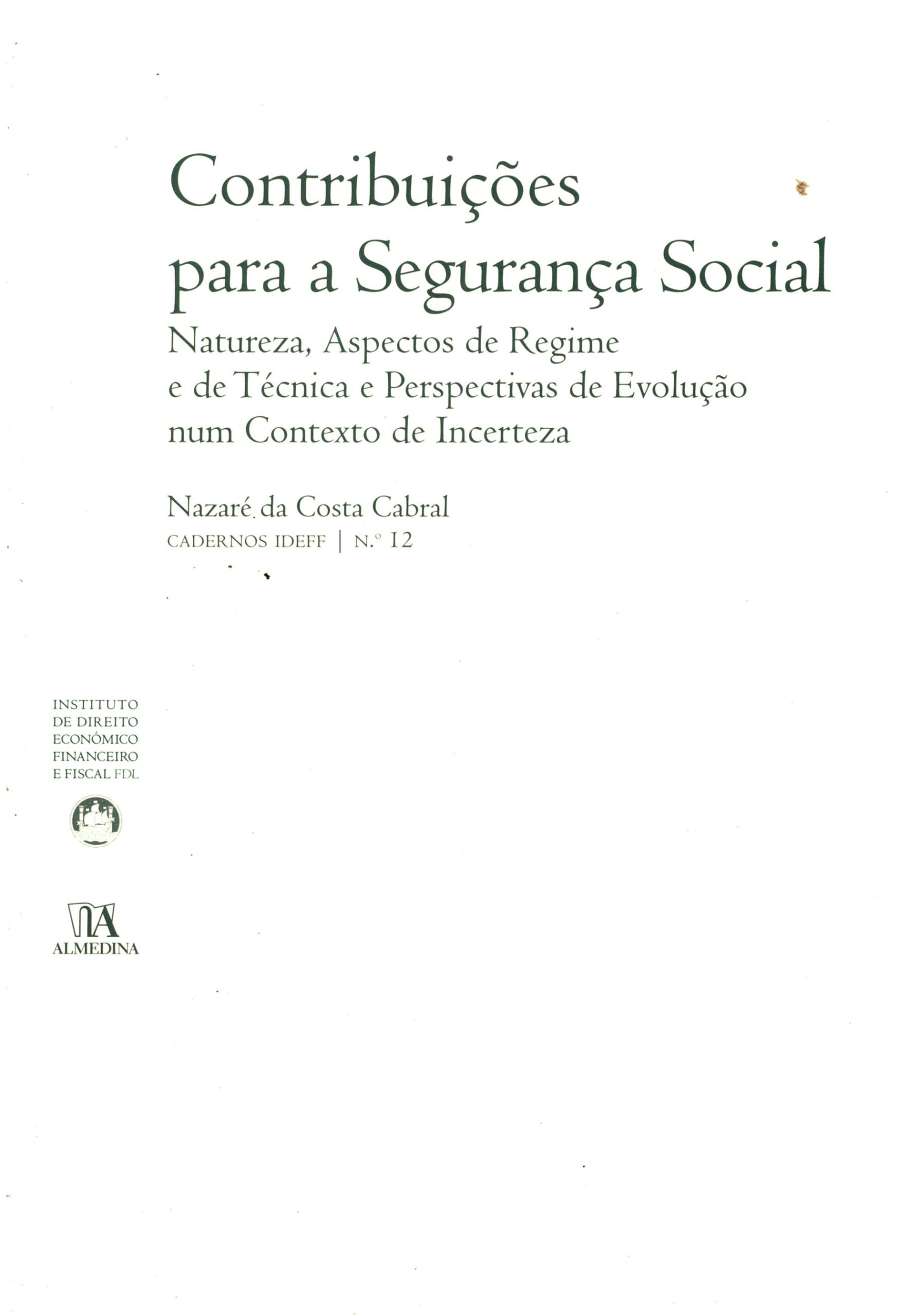 Contribuições para a segurança social
